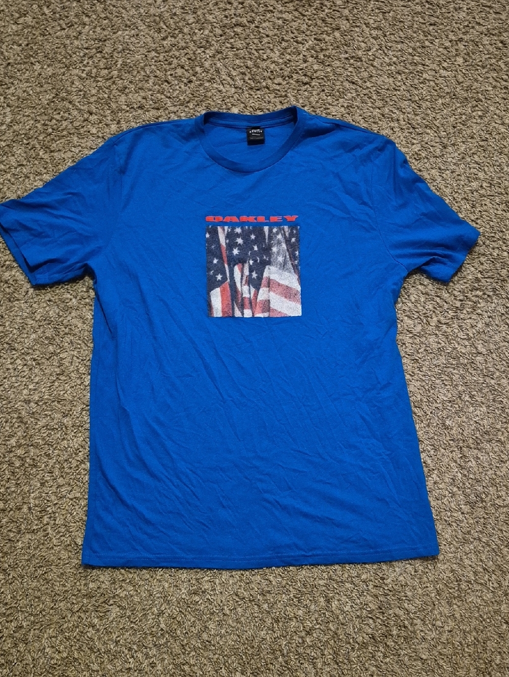 Oakley Men's Royal Blue Short-Sleeve Graphic Tee